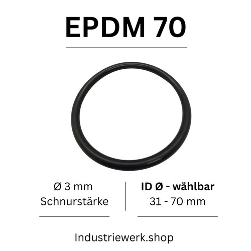 Ring epdm 70 x 3 - o-ring,