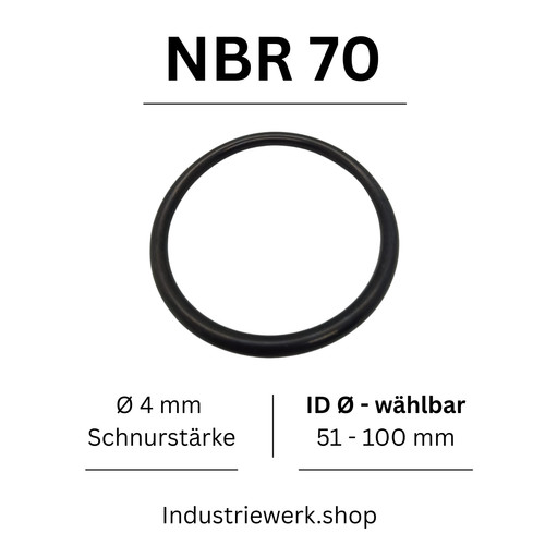 Ring nbr 51 100 x - o-ring, id
