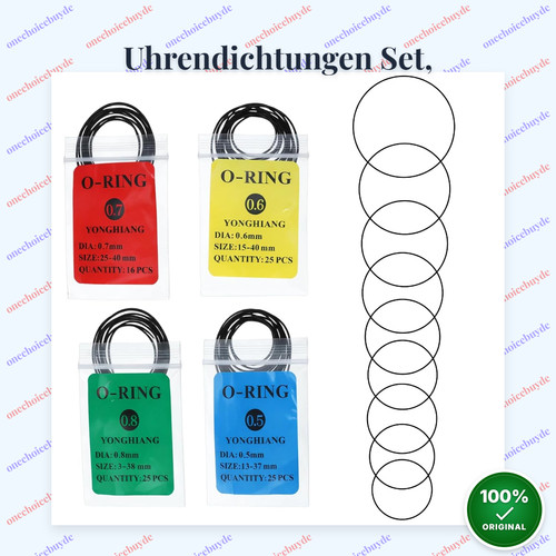Uhrendichtungen set 0 8mm - set, 0,5-0,8mm