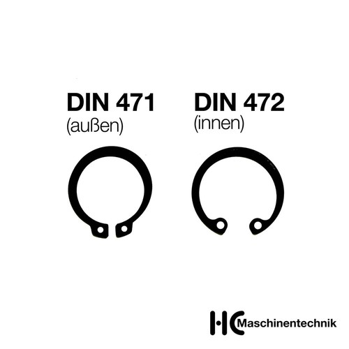 Sicherungsring din 471 - din, /